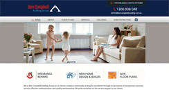 Desktop Screenshot of bencampbellbuilding.com.au